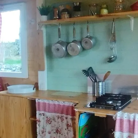 La Roulotte Romantique Des Volcans 木屋 *